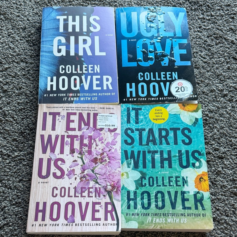 4 Colleen Hoover Books